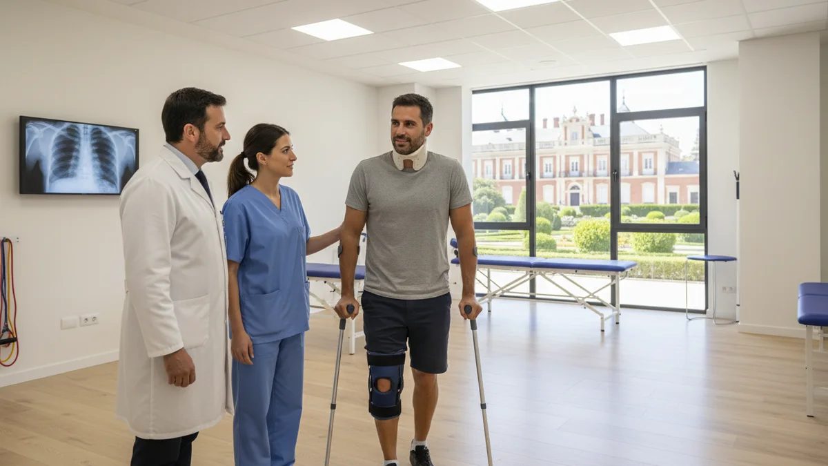 Clínica de rehabilitación y fisioterapia para lesionados de tráfico en Aranjuez