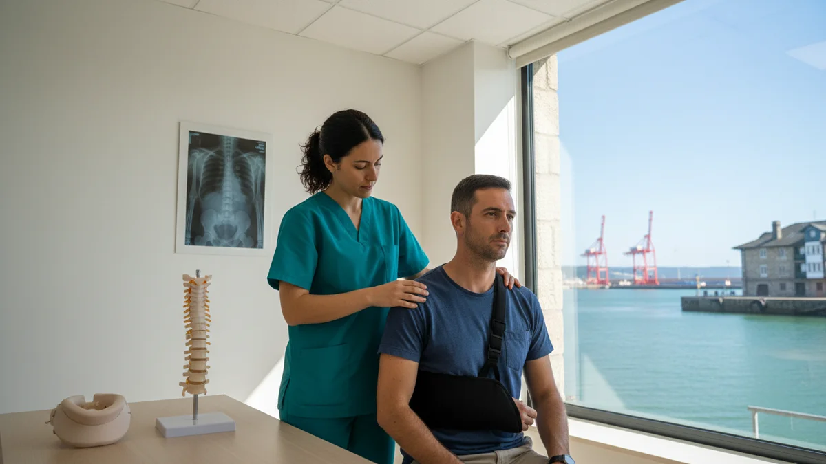 Clínica de rehabilitación y fisioterapia para lesionados de tráfico en El Astillero