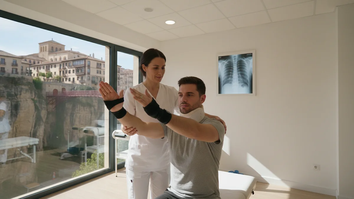 Clínica de rehabilitación y fisioterapia para lesionados de tráfico en Cuenca