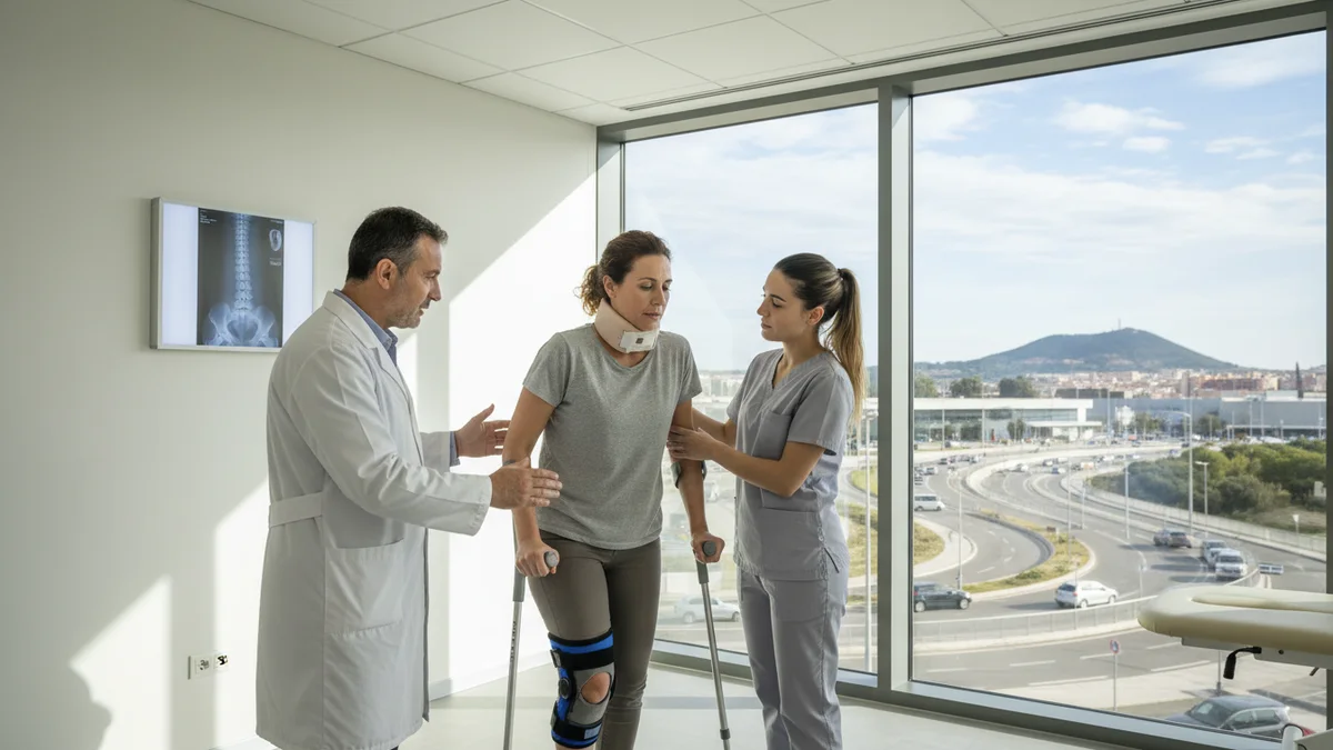 Clínica de rehabilitación y fisioterapia para lesionados de tráfico en Getafe