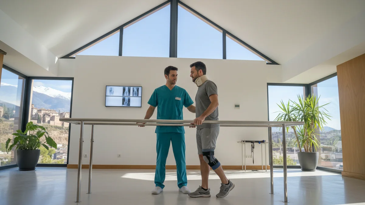 Clínica de rehabilitación y fisioterapia para lesionados de tráfico en Granada