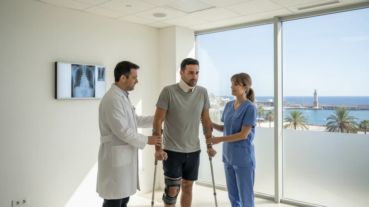 Clínica de rehabilitación y fisioterapia para lesionados de tráfico en Málaga