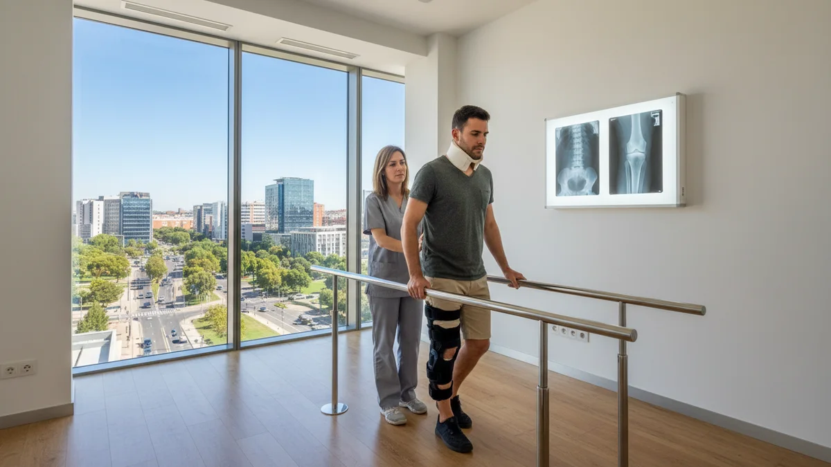 Clínica de rehabilitación y fisioterapia para lesionados de tráfico en Móstoles