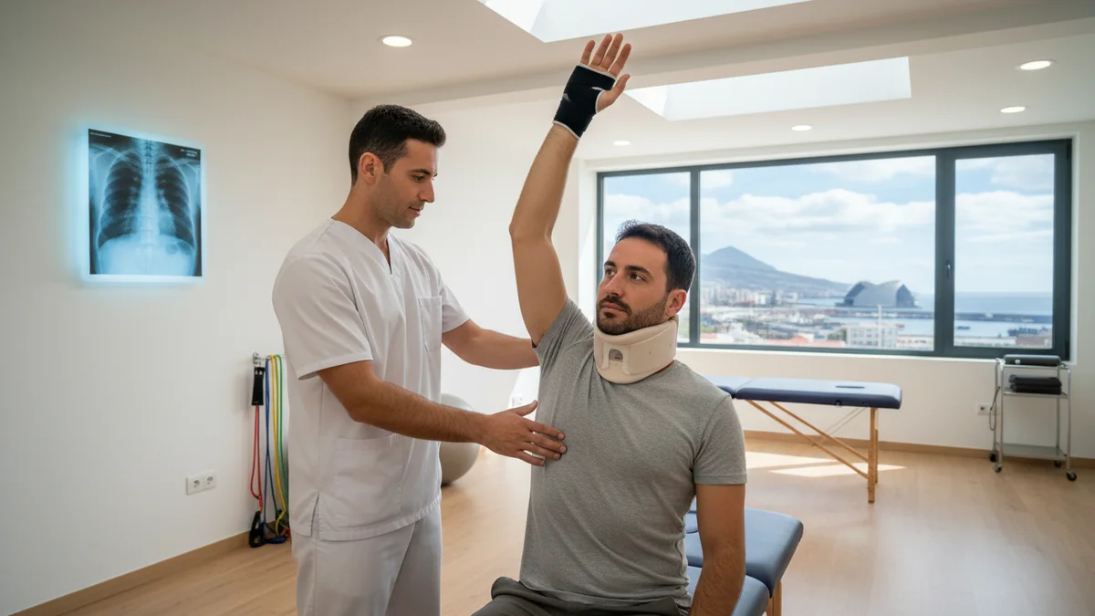 Clínica de rehabilitación y fisioterapia para lesionados de tráfico en Tenerife