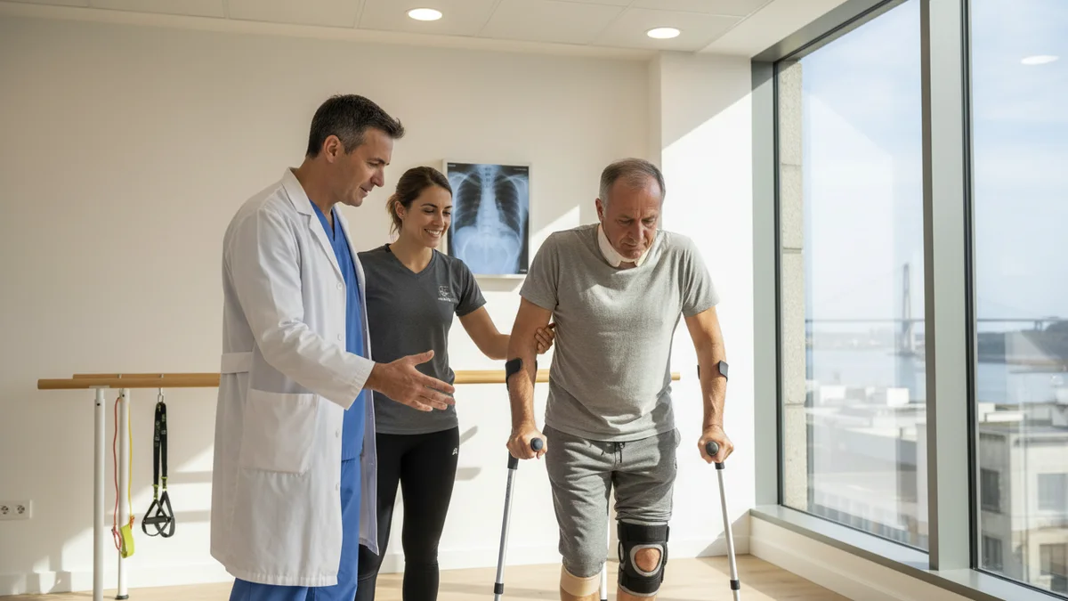 Clínica de rehabilitación y fisioterapia para lesionados de tráfico en Vigo