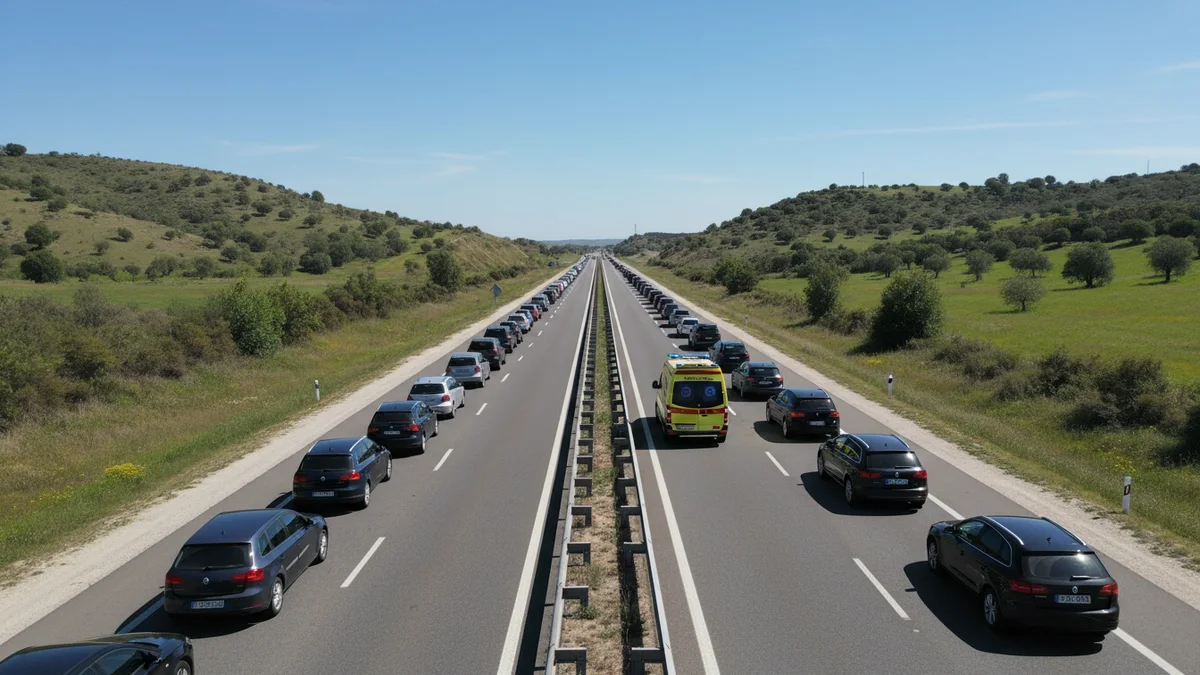 Pasillo de Emergencia Preventivo de la DGT: Cómo Funciona, Normativa y Multas — Guía legal y médica de InfoAccidentes