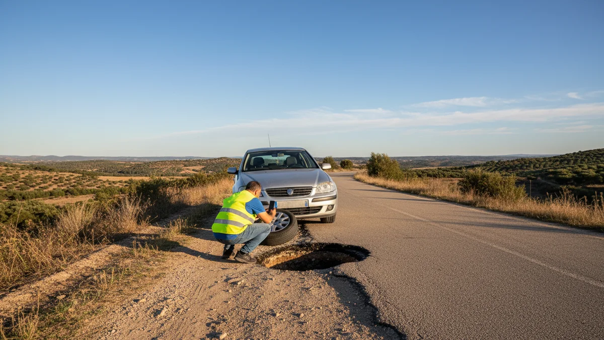 Accidente por Carretera en Mal Estado: Cómo reclamar su indemnización en 2026 — Guía legal y médica de InfoAccidentes