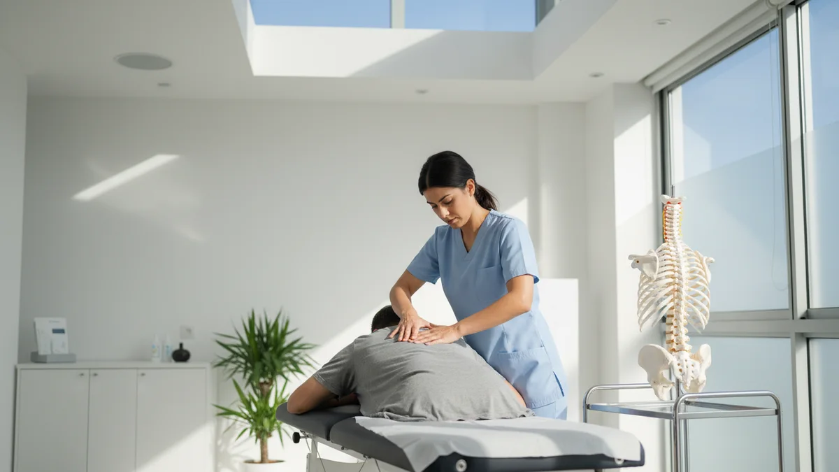 Fisioterapia especializada en dorsalgia postraumática y dolor de espalda media tras accidente