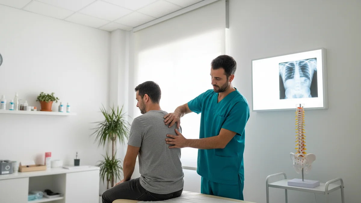Exploración clínica de lumbalgia postraumática y dolor lumbar tras siniestro vial