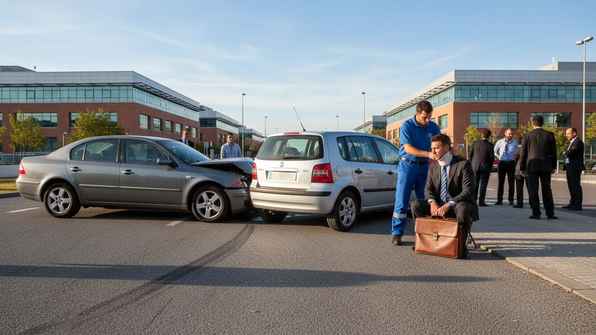 Accidente de tráfico in itinere al ir o volver del trabajo en España